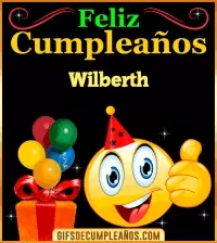 Gif de Feliz Cumpleaños Wilberth
